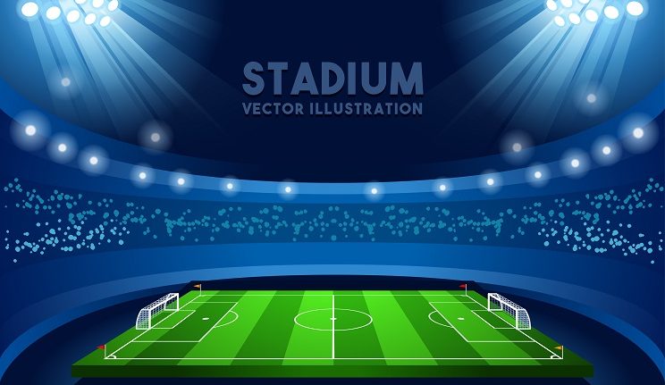 voetbal stadium